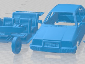 Citroen Visa 1979 Printable Car 3D Print Model
