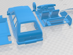 Citroen Visa 1979 Printable Car 3Dプリントモデル