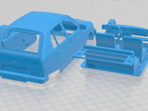 Citroen Visa 1979 Printable Car 3Dプリントモデル