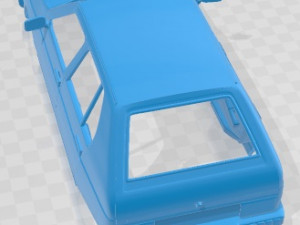 Citroen Visa 1979 Printable Body Car 3D-Druckmodell