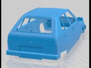 Citroen Visa 1979 Printable Body Car 3D-Druckmodell