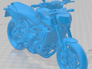 Yamaha MT 09 Tracer Printable Motorbike 3D Print Model