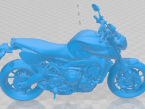 Yamaha MT 09 Tracer Printable Motorbike 3D Print Model