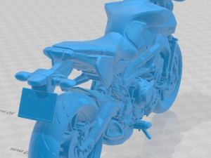 Yamaha MT 09 Tracer Printable Motorbike Modello di stampa 3D