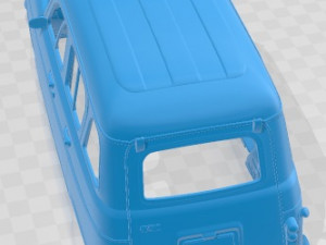 Renault 4L 1967 Printable Body Car Modelo de Impressão 3D