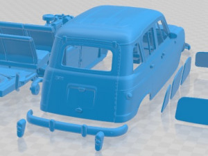 Renault 4L 1967 Printable Car 3Dプリントモデル