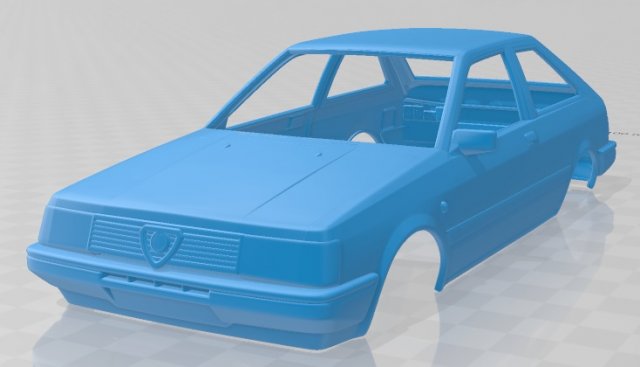 Alfa Romeo Arna L 1983 Printable Body Car Modèles 3D en vedette .c4d .max .obj .3ds .fbx .stl .blend 