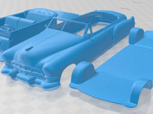 Cadillac 62 Convertible 1949 Printable Car 3D Print Model