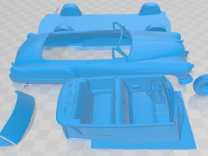 Cadillac 62 Convertible 1949 Printable Car 3D Print Model