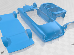 Cadillac 62 Convertible 1949 Printable Car 3D Print Model
