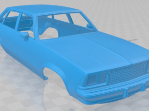Chevrolet Malibu Classic Sedan 1979 Printable Body Car 3D प्रिंट मॉडल