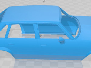 Chevrolet Malibu Classic Sedan 1979 Printable Body Car 3D प्रिंट मॉडल