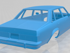 Chevrolet Malibu Classic Sedan 1979 Printable Body Car 3D प्रिंट मॉडल