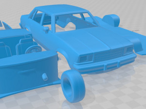 Chevrolet Malibu Classic Sedan 1979 Printable Car Modelo de Impressão 3D