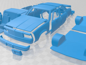 Chevrolet Malibu Classic Sedan 1979 Printable Car 3D Print Model
