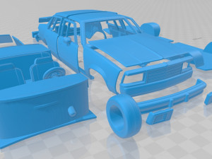 Chevrolet Malibu Classic Sedan 1979 Printable Car 3D प्रिंट मॉडल