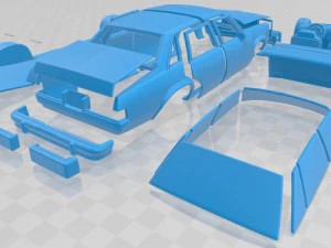 Chevrolet Malibu Classic Sedan 1979 Printable Car 3D Print Model