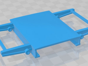 Citroen 2CV AZU Van Printable Modello di stampa 3D