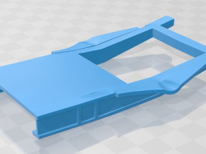 Citroen 2CV AZU Van Printable Modello di stampa 3D