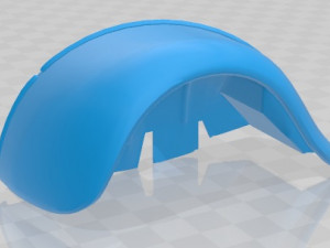 Citroen 2CV AZU Van Printable Modello di stampa 3D
