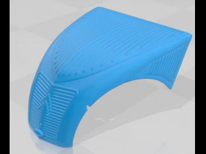 Citroen 2CV AZU Van Printable 3D Print Model