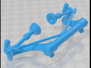 Citroen 2CV AZU Van Printable 3D Print Model