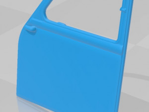 Citroen 2CV AZU Van Printable Modello di stampa 3D