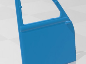 Citroen 2CV AZU Van Printable Modello di stampa 3D