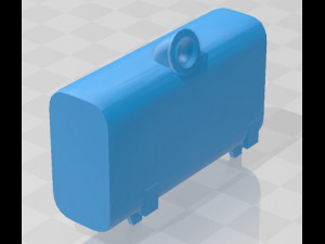 Citroen 2CV AZU Van Printable Modello di stampa 3D