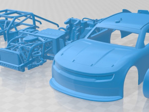 Chevrolet Camaro Nascar NAPA 2014 Printable Car Modèles 3D en vedette