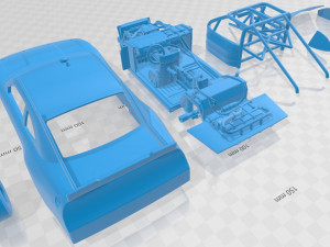 Chevrolet Camaro Nascar NAPA 2014 Printable Car Modèles 3D en vedette