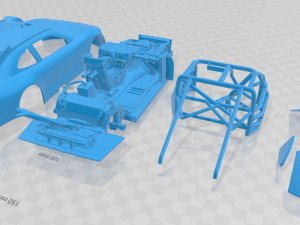 Chevrolet Camaro Nascar NAPA 2014 Printable Car Modèles 3D en vedette