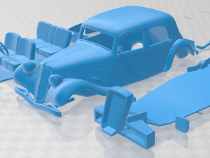 Citroen Traction Avant 1939 Printable Car 3D 打印模型