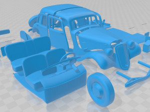Citroen Traction Avant 1939 Printable Car Model do druku 3D