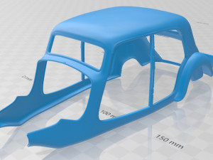 Citroen Traction Avant 1939 Printable Car Model do druku 3D