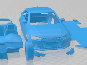 Audi A4 Sedan 2019 Printable Car Model Cetak 3D
