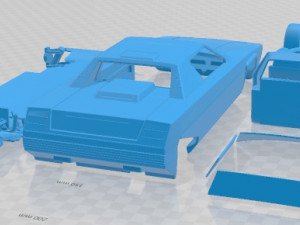 Ferrari 308 GT Rainbow 1976 Printable Car 3Dプリントモデル