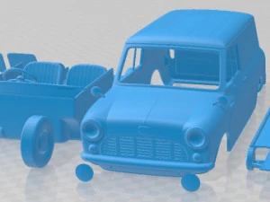 Austin Mini Van 1966 Printable 3D Print Model