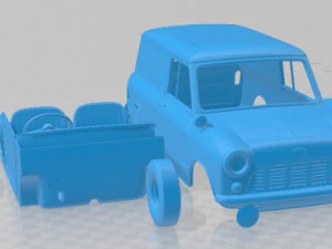 Austin Mini Van 1966 Printable 3D Print Model