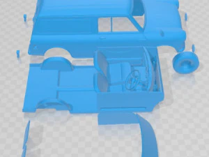 Austin Mini Van 1966 Printable 3D Print Model