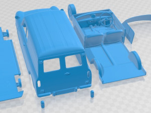 Austin Mini Van 1966 Printable 3D Print Model
