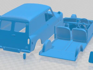Austin Mini Van 1966 Printable 3D Print Model