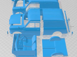 Austin Mini Van 1966 Printable 3D Print Model