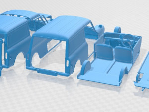 Austin Mini Van 1966 Printable 3D Print Model