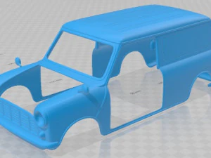 Austin Mini Van 1966 Printable 3D Print Model