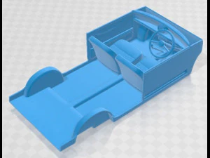 Austin Mini Van 1966 Printable 3D Print Model