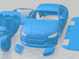 8 Series Gran Coupe 2020 Printable Car in separate parts 3Dプリントモデル