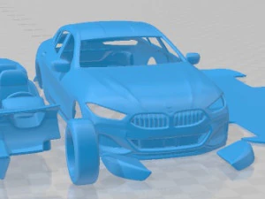 8 Series Gran Coupe 2020 Printable Car in separate parts 3D Print Model