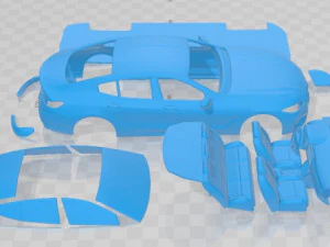 8 Series Gran Coupe 2020 Printable Car in separate parts 3D Print Model