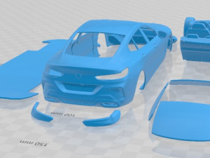 8 Series Gran Coupe 2020 Printable Car in separate parts Model Cetak 3D